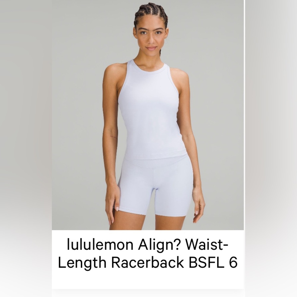 lululemon athletica light purple Tank Top